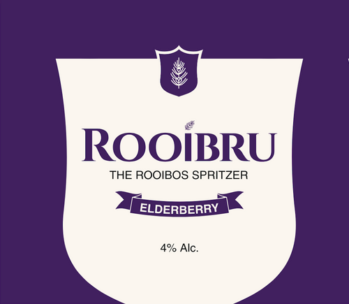 Rooibru Elderberry Hard Iced Tea can